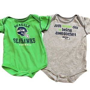 Seattle Seahawks Onesie Bundle 2 Pieces 18M